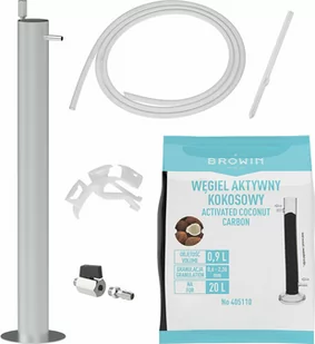 Kolumna filtracyjna premium ze stali nierdzewnej, w zestawie akcesoria i węgiel aktywny - Domowy wyrób alkoholu - miniaturka - grafika 1