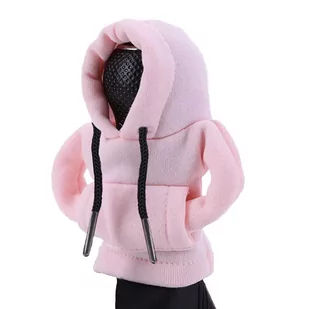 BAJERANCKA ŚMIESZNA BLUZA POKROWIEC NA GAŁKĘ ZMIANY BIEGÓW OSŁONA DŹWIGNIĘ RÓŻOWA - Akcesoria motoryzacyjne - miniaturka - grafika 1