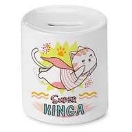 Skarbonki - Skarbonka 330 ml Dla Kingi Córki Dziecka z Nadrukiem ze Zdjęciem - miniaturka - grafika 1