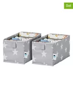 Pudła i pojemniki do przechowywania - STORE IT Organizery (2 szt.) w kolorze szarym - 15 x 15 x 30 cm - miniaturka - grafika 1