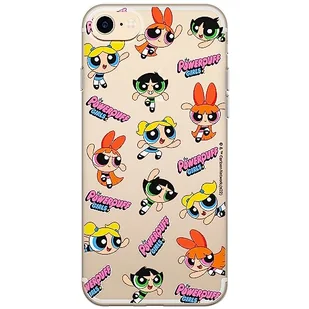 ERT GROUP etui na telefon Iphone 7/8/ SE 2/ SE 3, case oryginalny i oficjalnie licencjonowany przez The Powerpuff Girls, wzór The Powerpuff Girls 028, plecki z TPU częściowo przeźroczyste - Etui i futerały do telefonów - miniaturka - grafika 1