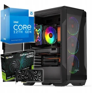 Komputer BSG Raptor V13 Intel Core i5 NVIDIA GeForce RTX 4060 32GB DDR4 2000GB SSD Windows 11 CHŁODZENIE WODNE - Zestawy komputerowe - miniaturka - grafika 1