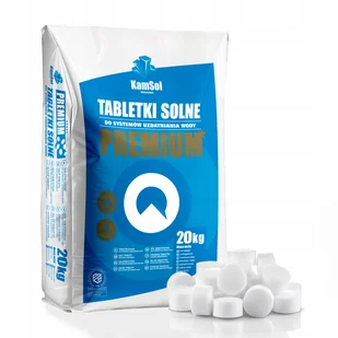 Premium Polska Sól Do Zmiękczacza 20KG Sól W Tabletkach Atest Pzh - Wkłady filtrujące - miniaturka - grafika 1