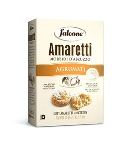 Ciastka Amaretti Morbidi Agrumati Falcone 170g - Cytrusowe - Ciastka - miniaturka - grafika 1