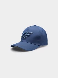 4F, Czapka z daszkiem Snapback chłopięca, 4FJSS23ACABM107-32S, Denim - Czapki damskie - miniaturka - grafika 1