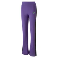 Dresy damskie - Spodnie dresowe damskie Puma x Dua Lipa T7 fioletowe 53662990-S - miniaturka - grafika 1