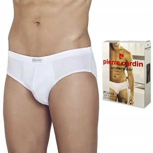 SLIPY BAWEŁNIANE MĘSKIE PIERRE CARDIN PCU103 - XXL - Majtki męskie - miniaturka - grafika 1