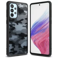 Etui i futerały do telefonów - Ringke Fusion Matte etui pokrowiec z żelową ramką Samsung Galaxy A73 czarny - miniaturka - grafika 1