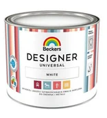Farby i impregnaty do drewna - Beckers Designer Universal 0,5l kolor White - miniaturka - grafika 1