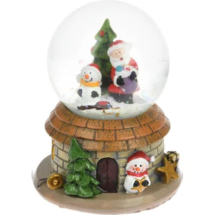 Kula śnieżna, świąteczna, LED, Ø 6,5 cm - Ozdoby bożonarodzeniowe - miniaturka - grafika 1