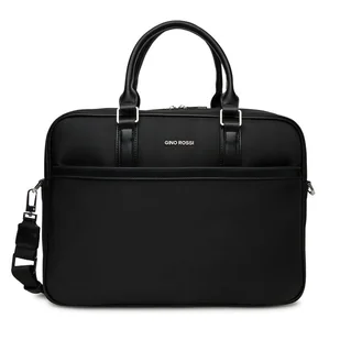 Torba na laptopa Gino Rossi 06A10936-3 Czarny - Torby na laptopy - miniaturka - grafika 1
