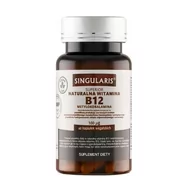Witaminy i minerały - SINGULARIS Superior Naturalna witamina B12 metylokobalamina 100 μg, 60kaps. >>  od 49zł  << - miniaturka - grafika 1