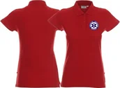 Odzież robocza - Promostars LPP - Koszulka Polo damska PAŃSTWOWE RATOWNICTWO MEDYCZNE czerwona - miniaturka - grafika 1