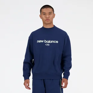Bluza męska New Balance MT41597NNY  granatowa - Bluzy męskie - miniaturka - grafika 1