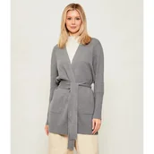 Swetry damskie - Joop! Kardigan Kardi Regular Fit z dodatkiem jedwabiu - miniaturka - grafika 1