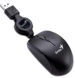 Genius Micro Traveler V2 czarna (31010125105) - Myszki - miniaturka - grafika 1