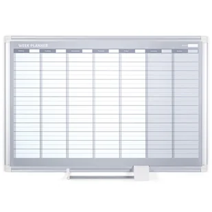 BI-OFFICE Planer, Tablica suchościeralno-magnetyczna do planowania tygodniowego LUX, 900x600 mm GA0396830-003 - Tablice i flipcharty - miniaturka - grafika 1