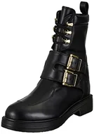Botki damskie - Love Moschino Damskie sztyblety St.tod.city40 Vitello czarne, 40 EU - miniaturka - grafika 1