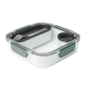 black+blum Pojemnik na lunch Original kwadratowy oliwkowy BAO-BA010 - Lunch boxy - miniaturka - grafika 1