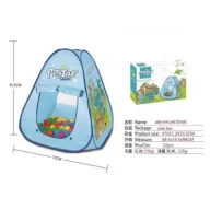 Namioty i tipi dla dzieci - Namiot samorozkładający 77cm + 50 piłek Dinozaury - miniaturka - grafika 1