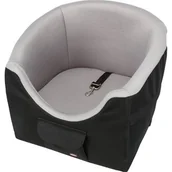 Sprzęt podróżny i transportery dla psów - Trixie Siedzisko samochodowe 41 × 39 × 42 cm czarno/szare - miniaturka - grafika 1