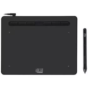 Tablet graficzny Adesso Cybertablet K8 (CYBERTABLET K8) Czarny - Tablety graficzne - miniaturka - grafika 1