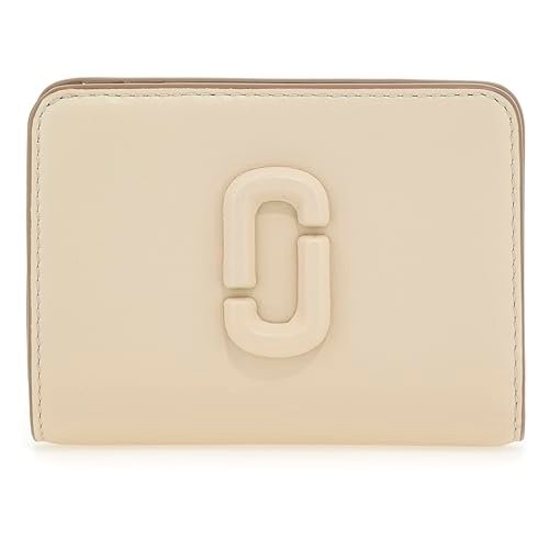 Marc Jacobs Women's The Mini COMPACT Travel Accessory-Passport Wallet, Cloud White, Cloud White, Mini