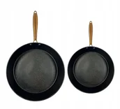 Zestawy garnków i patelni - ZESTAW 2 PATELNI MG HOME ROSE GOLD 24/28CM - miniaturka - grafika 1