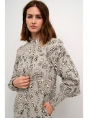 Sukienki - Kaffe Sukienka w kolorze jasnoszaro-kremowym - miniaturka - grafika 1