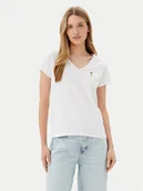 Koszulki i topy damskie - Pieces T-Shirt Tilly 17157705 Biały Regular Fit - miniaturka - grafika 1