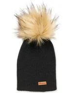 Czapki dla dzieci - HULABALU Czapka "Paris" w kolorze czarnym - miniaturka - grafika 1