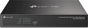 Rejestrator TP-Link NVR1008H-8P 8 Channel Video Record PoE+ - Rejestratory do monitoringu - miniaturka - grafika 1