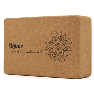 Tiguar Kostka do jogi z korka natural TI-J0003 - Klocki do jogi - miniaturka - grafika 1