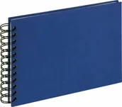 Albumy fotograficzne - Walther Walther Cloth blue 23x17 40 Pages Wire-O-album SA509L - miniaturka - grafika 1