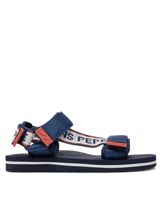 Pepe Jeans Sandały Pool One B PBS70063 Granatowy - Buty dla chłopców - miniaturka - grafika 1
