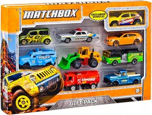 Matchbox Zestaw Prezentowy Metalowe Samochodziki Autka Pojazdy 9-pak 1:64 - Samochody i pojazdy dla dzieci - miniaturka - grafika 1