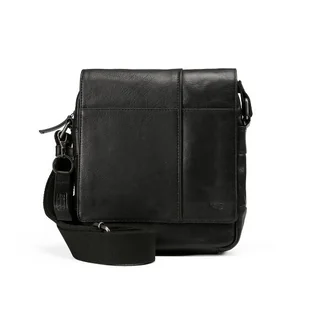 camel active Pine Torba na ramię Skórzany 23 cm czarny - Torebki damskie - miniaturka - grafika 1