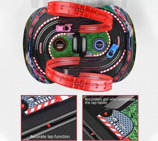 Składany tor wyścigowy Track Speed dla dzieci 6+ Sterowane autka + interaktywne efekty - Tory, garaże, parkingi Składany tor wyścigowy Track Speed dla dzieci 6+ Sterowane autka + interaktywne efekty - Tory, garaże, parkingi - miniaturka - grafika 4