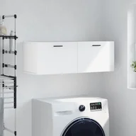 Szafki na klucze - vidaXL Szafka wisząca, biała, 100x36,5x35 cm, materiał drewnopochodny - miniaturka - grafika 1