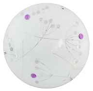 Lampy sufitowe - Candellux Lampa Floral Plafon Fioletowy 1 x 10W) (13-39590) - miniaturka - grafika 1