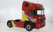 Samochody i pojazdy dla dzieci - Mcg Man F2000 Truck 1994 Red 1:18 18135 - miniaturka - grafika 1
