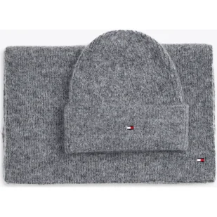 Tommy Hilfiger Szal + czapka z dodatkiem wełny - Czapki damskie - miniaturka - grafika 1