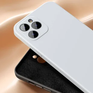 Baseus Liquid Silica Gel Case Elastyczne żelowe etui iPhone 12 Pro Czarny (WIAPIPH61P-YT01) WIAPIPH61P-YT01 - Etui i futerały do telefonów - miniaturka - grafika 22