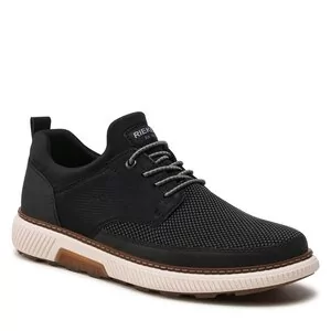 Rieker Męskie buty sznurowane B3354, czarny, 46 EU - Półbuty męskie - miniaturka - grafika 1