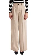 Spodnie damskie - DeFacto Damskie spodnie do biegania z dzianiny na co dzień – standardowy krój, spodnie do joggingu, damskie spodnie do joggingu, dres do joggingu, beżowy, 36 - miniaturka - grafika 1