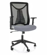 Fotele i krzesła biurowe - Fotel Obrotowy Q-330R Czarny / Szary - miniaturka - grafika 1