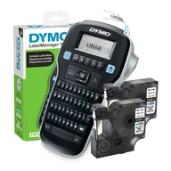 Drukarki kart i etykiet - Drukarka etykiet DYMO LabelManager 160 180dpi / do 12mm / z 2 szt. taśm D1-45013 w zestawie - miniaturka - grafika 1