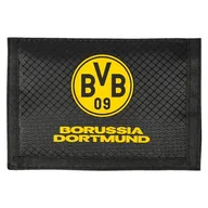 Portfele - Borussia Dortmund BVB portfel, czarno-żółty artykuł dla fanów, zapięcie na rzepy, Emble, 14 x 10 cm, czarny, 14 x 10 cm, Klasyczny - miniaturka - grafika 1