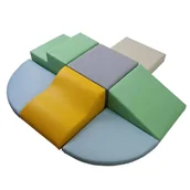 Wyposażenie sportowe i gimnastyczne - Zestaw kształtek rehabilitacyjnych dla dzieci Wyspa Malucha, 7 elementów - miniaturka - grafika 1