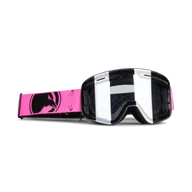 Gogle narciarskie - Gogle Zimowe Raven Edge VentMax Magnetic Szybka Przezroczysta Czarny Magenta - miniaturka - grafika 1